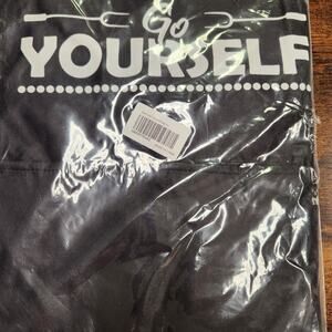 "Go Fork Yourself" black apron NEW